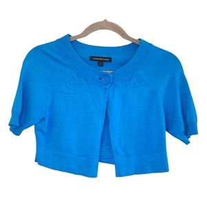Express Design Studios Blue Cropped Sweater Size Small